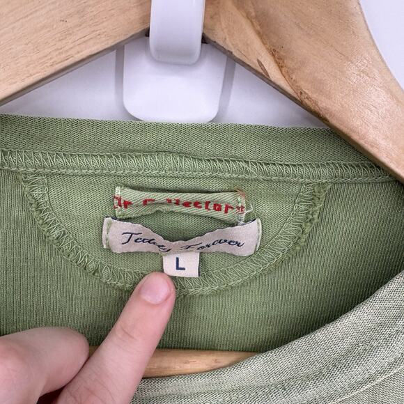 Dr. Collectors Free People Shirt Large Basic Dye Tee Oversized Sustainable Boho - Picture 6 of 10